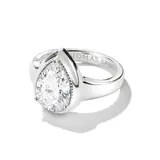Thomas Sabo TR2522-051-14-58 Ring with White Teardrop-Shaped Cubic Zirconia Elyndra for Women