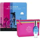 Escada Island Kiss Zestaw upominkowy, woda toaletowa 30ml + kosmetyczka torba