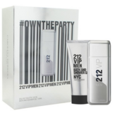 Carolina Herrera 212 VIP Men Zestaw upominkowy, woda toaletowa 100ml + żel pod prysznic 100ml (Travel set)