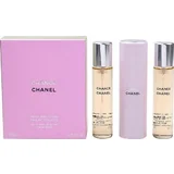Chanel Chance Woda toaletowa, 3x20ml (1x napełnialny + 2x napełnienie)