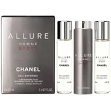 Chanel Allure Homme Sport Eau Extreme Woda perfumowana, 3 x 20ml (1x napełnialny + 2x napełnienie)