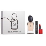 Giorgio Armani Si Zestaw upominkowy, woda perfumowana 50ml + tusz do rzęs 2ml + szminka 1.5ml