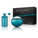 Bvlgari Aqva pour Homme Zestaw podarunkowy, woda toaletowa 50ml + Żel pod prysznic 40ml  + balsam po goleniu 40ml 