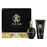 Roberto Cavalli Nero Assoluto Zestaw podarunkowy, woda perfumowana 50ml + balsam do ciała 75ml