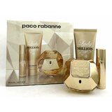 Paco Rabanne Lady Million Zestaw podarunkowy, woda perfumowana 80ml + balsam do ciała 100ml + woda perfumowana 10ml