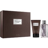 Abercrombie & Fitch First Instinct Zestaw upominkowy, woda toaletowa 100ml + Żel pod prysznic 200ml