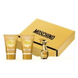 Moschino Fresh Gold Couture Zestaw podarunkowy, woda perfumowana 5ml + Żel pod prysznic 25ml + mleczko do ciała 25ml