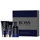 Hugo Boss Boss Bottled Night Zestaw podarunkowy, woda toaletowa 100ml + Żel pod prysznic 50ml + balsam po goleniu 75ml