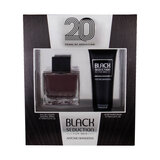 Antonio Banderas Seduction in Black Zestaw upominkowy, woda toaletowa 100ml + balsam po goleniu 75ml