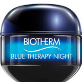 Nočný protivráskový krém pre všetky typy pleti ( Blue Therapy Night) 50 ml