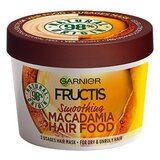 Vyhladzujúci maska na nepoddajné vlasy Fructis ( Macadamia Hair Food) 390 ml