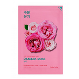 Zmiękczona maska ​​płótna z różą Rose Damascus (czysta esencja arkusz maski) 20 ml