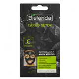 Aktywowana maska ​​czyszczenia węgla do oleistej i mieszanej detoksykacji węglowodanów (Clean Sing Carbon Mask) 8 g