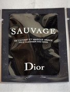 Christian Dior Sauvage - maseczka oczyszczająca i żel 2w1