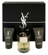 Yves Saint Laurent L´Homme Zestaw upominkowy, woda toaletowa 60ml + Żel pod prysznic 50ml + balsam po goleniu 50ml