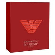Giorgio Armani Diamonds for Men Zestaw podarunkowy, woda toaletowa 75ml + balsam po goleniu 50ml + żel pod prysznic 50ml