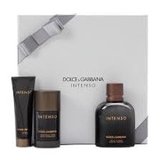 Dolce & Gabbana Intenso Pour Homme Zestaw upominkowy, woda perfumowana 125ml + żel pod prysznic 50ml + dezodorant w sztyfcie 75ml