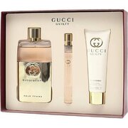 Gucci Guilty zestaw podarunkowy Woda perfumowana 90ml + woda perfumowana 10ml + mleczko do ciała 50ml