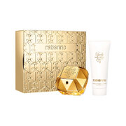 Paco Rabanne Lady Million Zestaw podarunkowy, woda perfumowana 80ml + mleczko do ciała 100ml