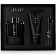 Prada Luna Rossa Black Zestaw upominkowy, woda perfumowana 100ml + woda perfumowana 10ml + Żel pod prysznic 100ml - uszkodzone opakowanie