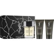 Yves Saint Laurent L´Homme Zestaw upominkowy, woda toaletowa 100ml + Żel pod prysznic 50ml + balsam po goleniu 50ml