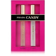 Prada Candy Zestaw podarunkowy, woda perfumowana roll-on Prada Candy 10ml + woda perfumowana roll-on Prada Candy Kiss 10ml