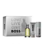 Hugo Boss No.6 Bottled Zestaw upominkowy, Woda toaletowa 100ml+ Deospray 150ml + Żel pod prysznic 100ml +