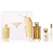Prada La Femme Zestaw upominkowy, Woda perfumowana 100ml + Woda perfumowana (roll on) 10ml + Mleczko do ciała 100ml