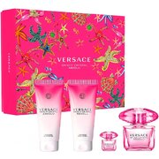 Versace Bright Crystal Absolu Zestaw upominkowy, woda perfumowana 90 ml + Mleczko do ciała 100 ml + Żel pod prysznic 100 ml + woda perfumowana 5 ml