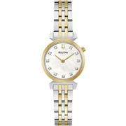 Bulova 98P202 Regatta diamond watch (11) ladies 24mm 3ATM