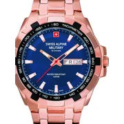 Swiss Alpine Military 7043.1165 Day-Date Mens Watch 42mm 10ATM