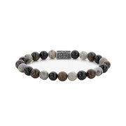 Rebel & Rose Bracelet Mix Brown 925 RR-8S007-S-L+ mens