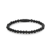 Rebel & Rose Bracelet Black Rocks RR-60088-B-L mens Rebel & Rose Bracelet Black Rocks RR-60088-B-L mens