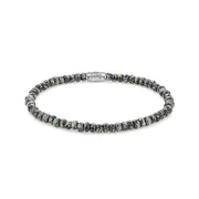 Rebel & Rose Bracelet Glass Rocks Black Leopard RR-40116-S-M Unisex