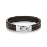 Rebel & Rose Bracelet Braided Flat RR-L0126-S-L+ mens