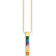 Thomas Sabo KE2113-971-7 Stone Rainbow Ladies Necklace, adjustable