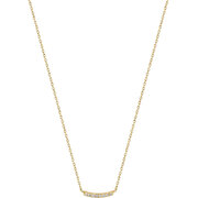 ANIA HAIE NAU004-03YG Magma Curve Ladies Necklace Gold 14K, adjustable
