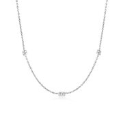 ANIA HAIE N038-02H Smooth Twist Ladies Necklace, adjustable