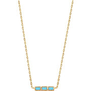 ANIA HAIE N033-02G Into the Blue Ladies Necklace, adjustable
