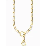 Thomas Sabo KE2192-414-14 Ladies link necklace with two ring clasps, adjustable