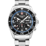 Swiss Alpine Military 7029.9135 Raptor Chronograph Mens Watch 42mm