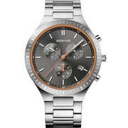 Bering 11743-709 Classic Titanium Chronograph Mens Watch 40mm 5ATM