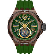 Nubeo NB-6075-0B Mens Watch Messenger Tourbillon Limited 52mm 10ATM