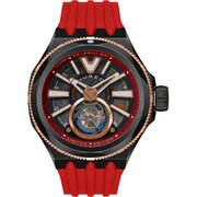 Nubeo NB-6075-09 Mens Watch Messenger Tourbillon Limited 52mm 10ATM