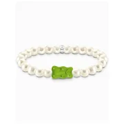 Thomas Sabo A2154-017-6-L15 Goldbears Pearl Bracelet green 15 cm
