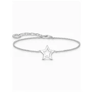 Thomas Sabo A2162-001-21-L19V Silver bracelet w. star pendant