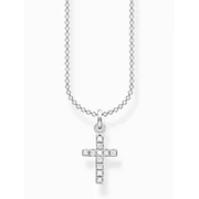 Thomas Sabo KE2069-051-14-L38V Silver necklace cross pavé 
