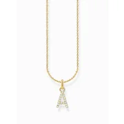 Thomas Sabo KE2240-414-14-L45V Gold-plated necklace letter A 