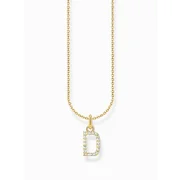 Thomas Sabo KE2243-414-14-L45V Gold-plated necklace letter D 