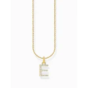 Thomas Sabo KE2244-414-14-L45V Gold-plated necklace letter E 